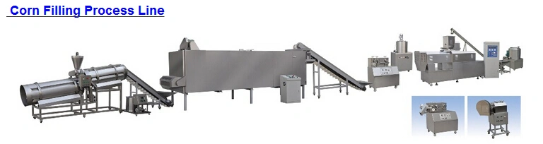 Puffed Corn Rice Snacks Extruder